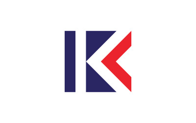 Letter k logo vector template, Creative K Letter initial logo design V3