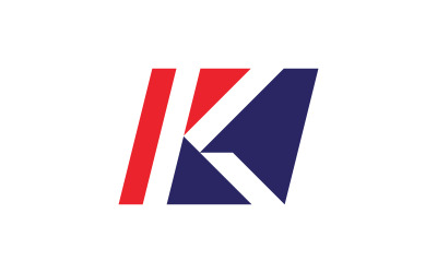 Letter k logo vector template, Creative K Letter initial logo design V6