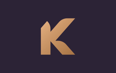 Letter k logo vector template, Creative K Letter initial logo design V8
