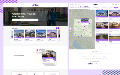 Real Estate WordPress Téma Yillow