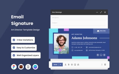 Art Director - Email Signature Template V5