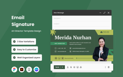 Diretor de Arte - Modelo de Assinatura de E-mail V6