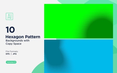 Dynamic Hexagon Pattern Background for Creative Projects 03