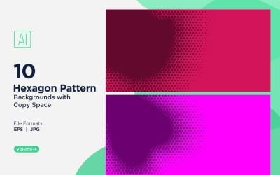 Dynamic Hexagon Pattern Background for Creative Projects 04