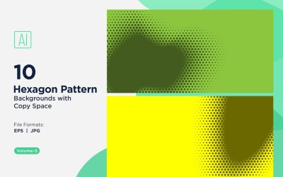 Dynamic Hexagon Pattern Background for Creative Projects 05