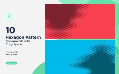 Dynamic Hexagon Pattern Background for Creative Projects 08