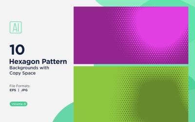 Dynamic Hexagon Pattern Background for Creative Projects 09