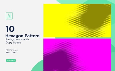 Dynamic Hexagon Pattern Background for Creative Projects 11