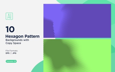 Dynamic Hexagon Pattern Background for Creative Projects 24