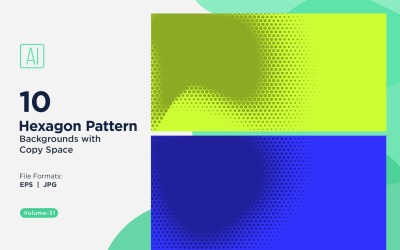 Dynamic Hexagon Pattern Background for Creative Projects 31
