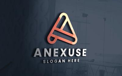 Anexuse Harf A Logo Şablonu