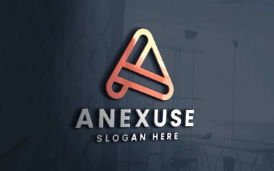 Anexuse Letter Logo šablona