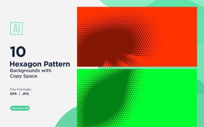 Dynamic Hexagon Pattern Background for Creative Projects 36