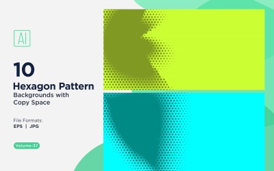 Dynamic Hexagon Pattern Background for Creative Projects 37