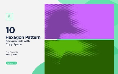 Dynamic Hexagon Pattern Background for Creative Projects 45