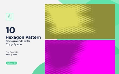 Dynamic Hexagon Pattern Background for Creative Projects 50