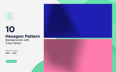 Dynamic Hexagon Pattern Background for Creative Projects 51