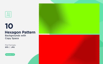 Dynamic Hexagon Pattern Background for Creative Projects 57