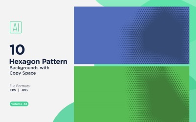 Dynamic Hexagon Pattern Background for Creative Projects 58