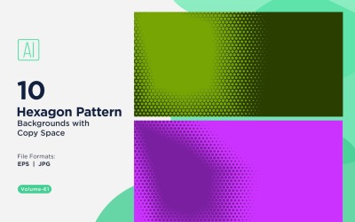 Dynamic Hexagon Pattern Background for Creative Projects 61