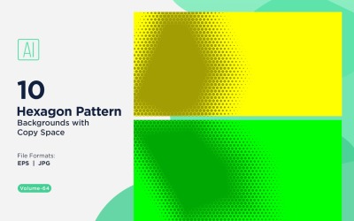 Dynamic Hexagon Pattern Background for Creative Projects 64