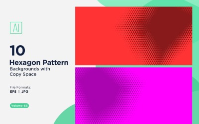 Dynamic Hexagon Pattern Background for Creative Projects 65