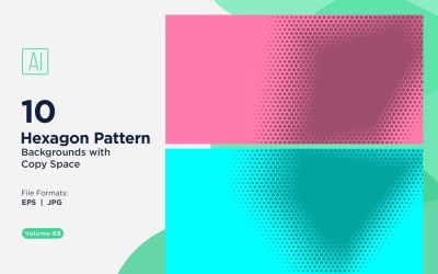 Dynamic Hexagon Pattern Background for Creative Projects 68