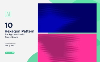 Dynamic Hexagon Pattern Background for Creative Projects 69