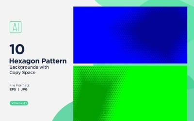 Dynamic Hexagon Pattern Background for Creative Projects 71