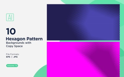Dynamic Hexagon Pattern Background for Creative Projects 73