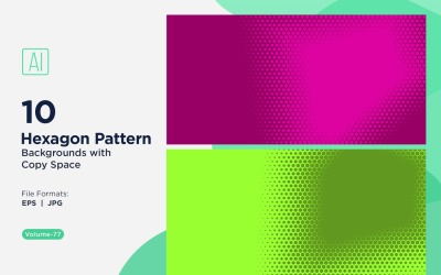 Dynamic Hexagon Pattern Background for Creative Projects 77