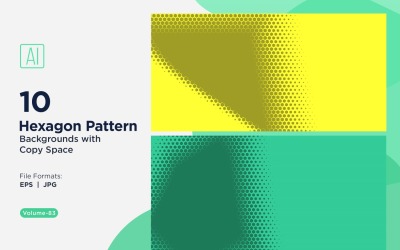 Dynamic Hexagon Pattern Background for Creative Projects 83