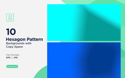 Dynamic Hexagon Pattern Background for Creative Projects 84