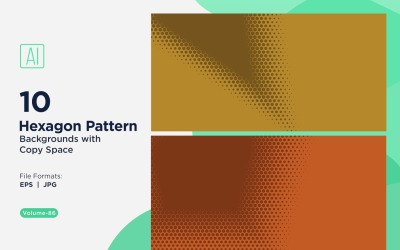 Dynamic Hexagon Pattern Background for Creative Projects 86