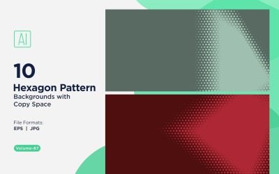 Dynamic Hexagon Pattern Background for Creative Projects 87