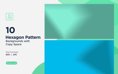 Dynamic Hexagon Pattern Background for Creative Projects 90