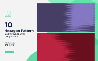 Dynamic Hexagon Pattern Background for Creative Projects 94