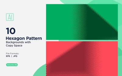 Dynamisk hexagonmönsterbakgrund för kreativa projekt 89