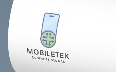 Modelo de logotipo de reparo de tecnologia móvel