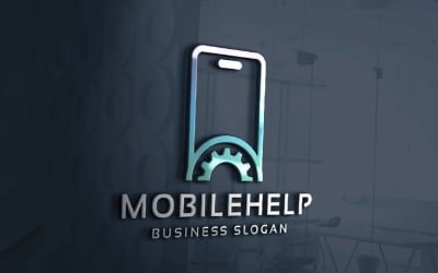 Szablon logo mobilnej szybkiej pomocy