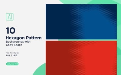 Dynamic Hexagon Pattern Background for Creative Projects 103