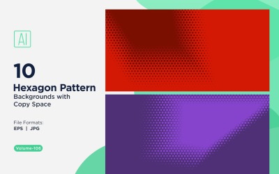 Dynamic Hexagon Pattern Background for Creative Projects 106
