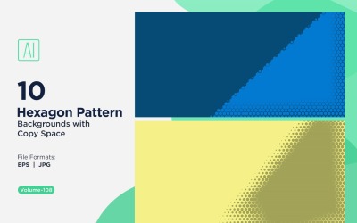 Dynamic Hexagon Pattern Background for Creative Projects 108