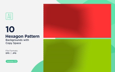 Dynamic Hexagon Pattern Background for Creative Projects 113
