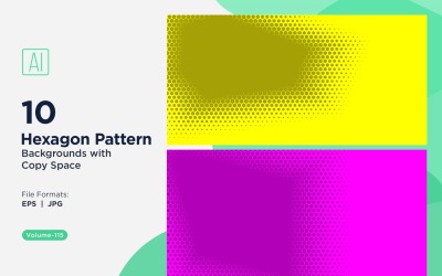 Dynamic Hexagon Pattern Background for Creative Projects 115