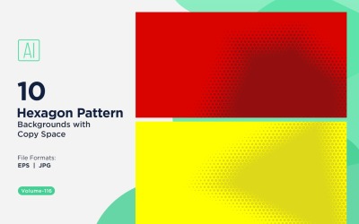 Dynamic Hexagon Pattern Background for Creative Projects 116