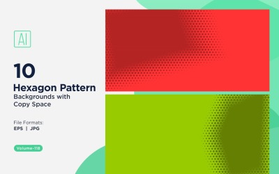 Dynamic Hexagon Pattern Background for Creative Projects 118