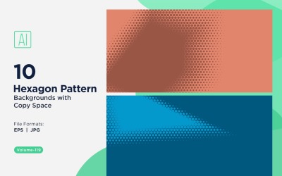 Dynamic Hexagon Pattern Background for Creative Projects 119