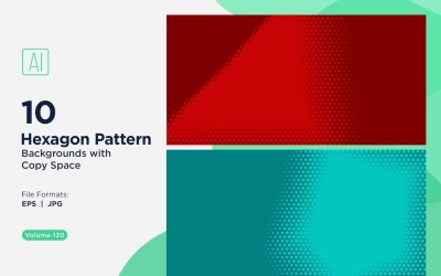 Dynamic Hexagon Pattern Background for Creative Projects 120