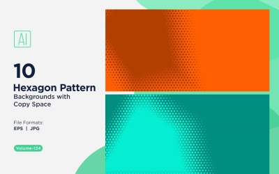 Dynamic Hexagon Pattern Background for Creative Projects 124